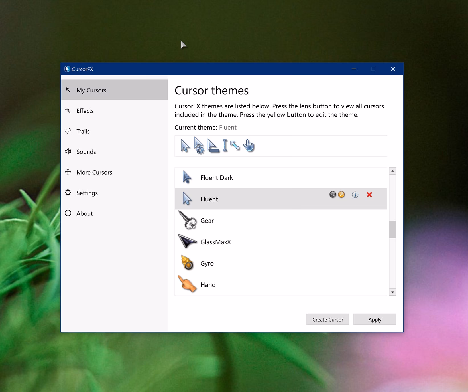 Who developed CursorFX?
