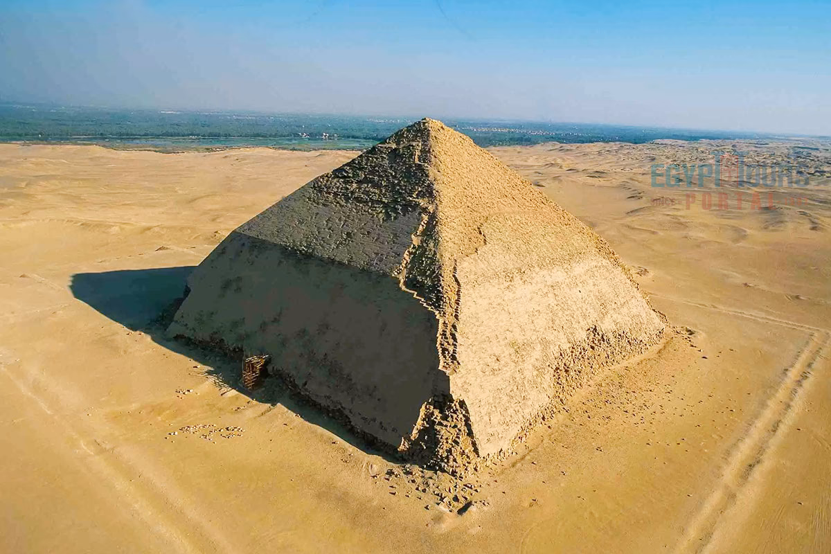 Why is the Bent Pyramid curved?
