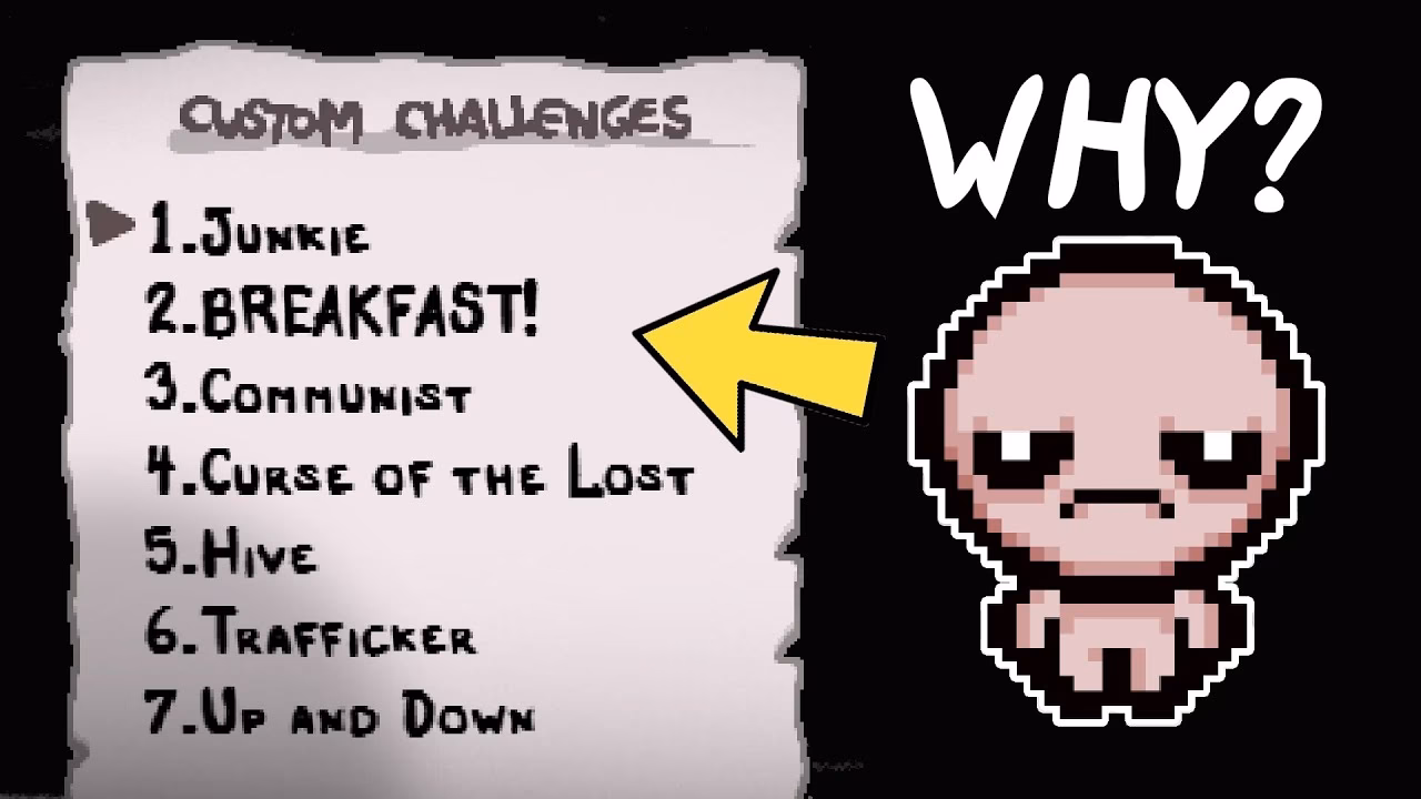 How do I get a custom challenge in binding of Isaac?