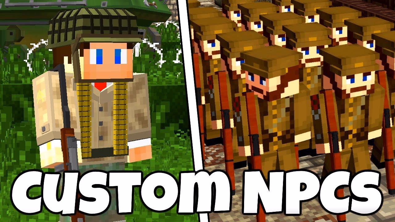 What is custom NPCs mod?