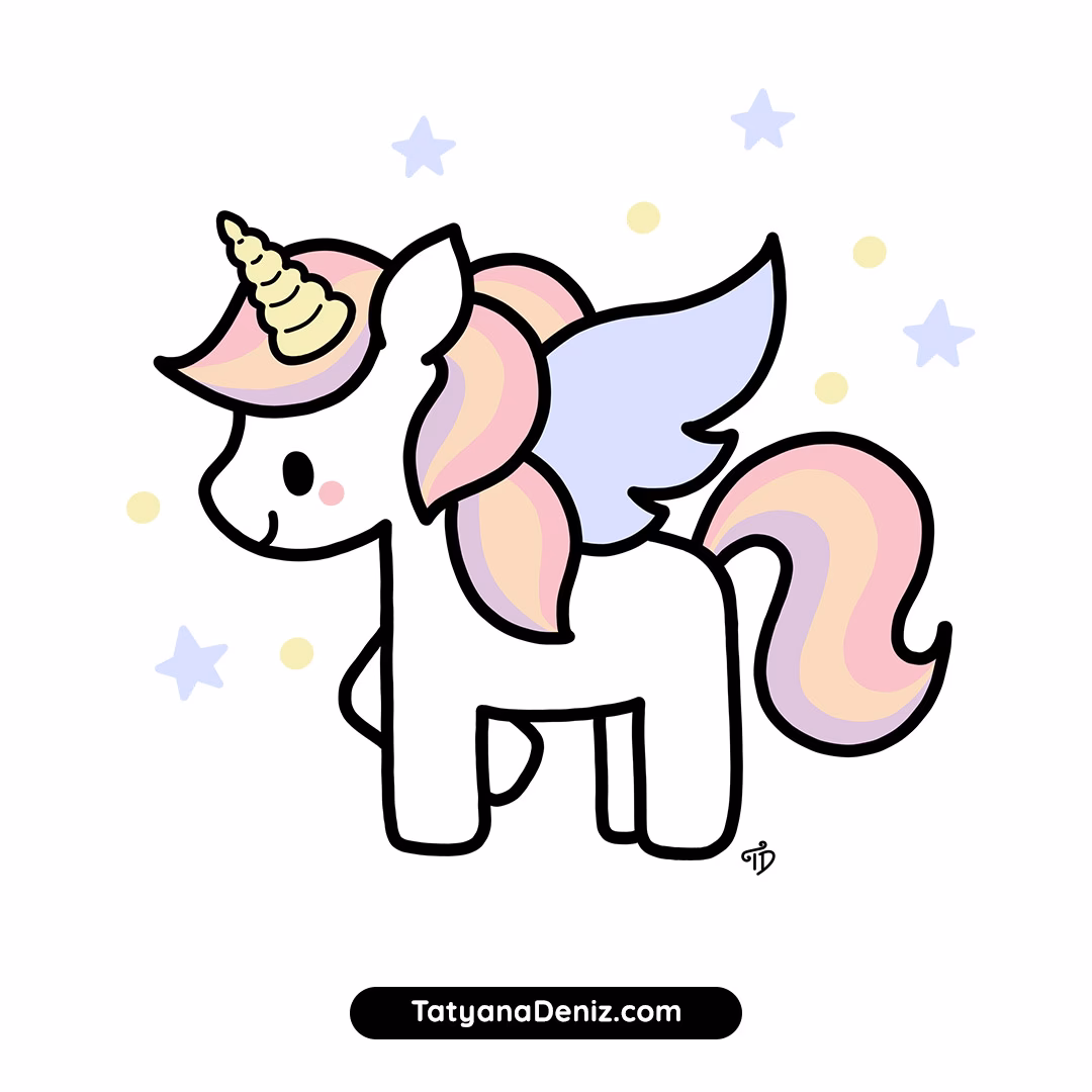 Can you draw a unicorn on a sketchpad?
