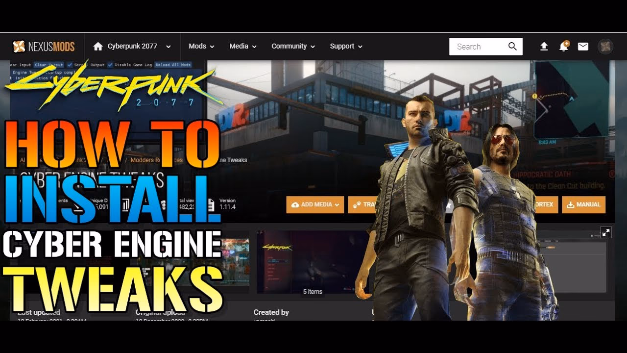 What is cyber engine tweaks?