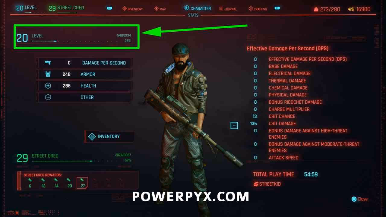 How much XP can you get in cyberpunk?