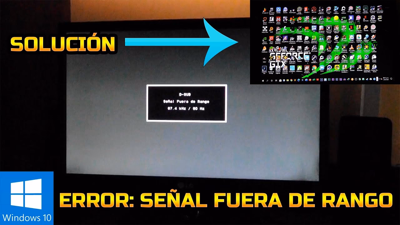 ¿Qué significa señal fuera de rango?