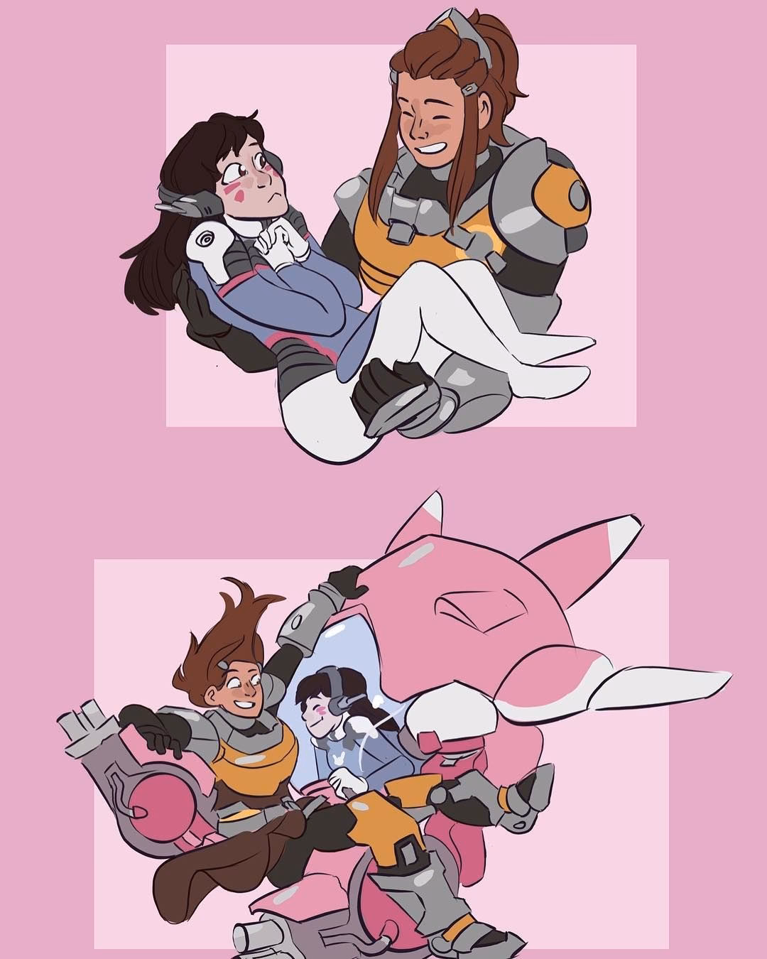 Did DVA and Brigitte meet in Overwatch?