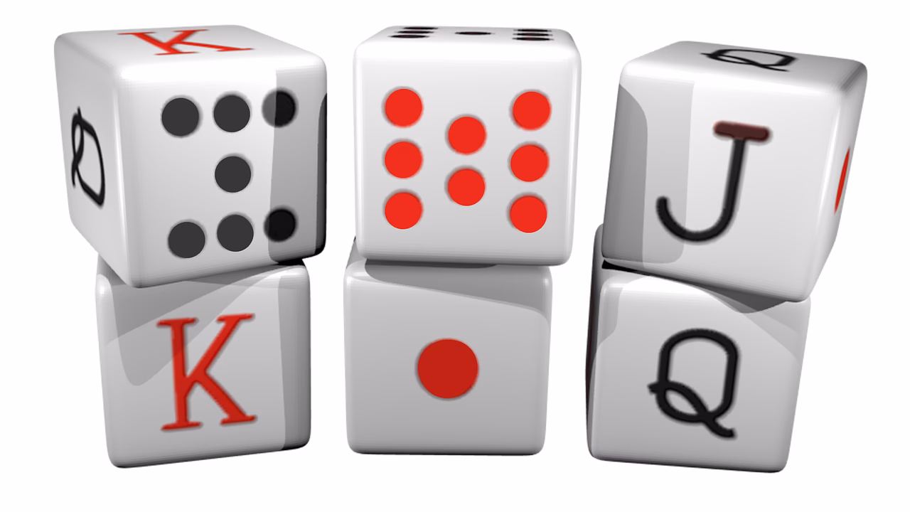 ¿Cuáles son las manos de póker en los dados?