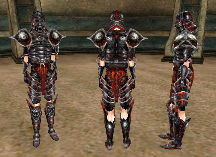 Where can I find Daedric armor in Morrowind?
