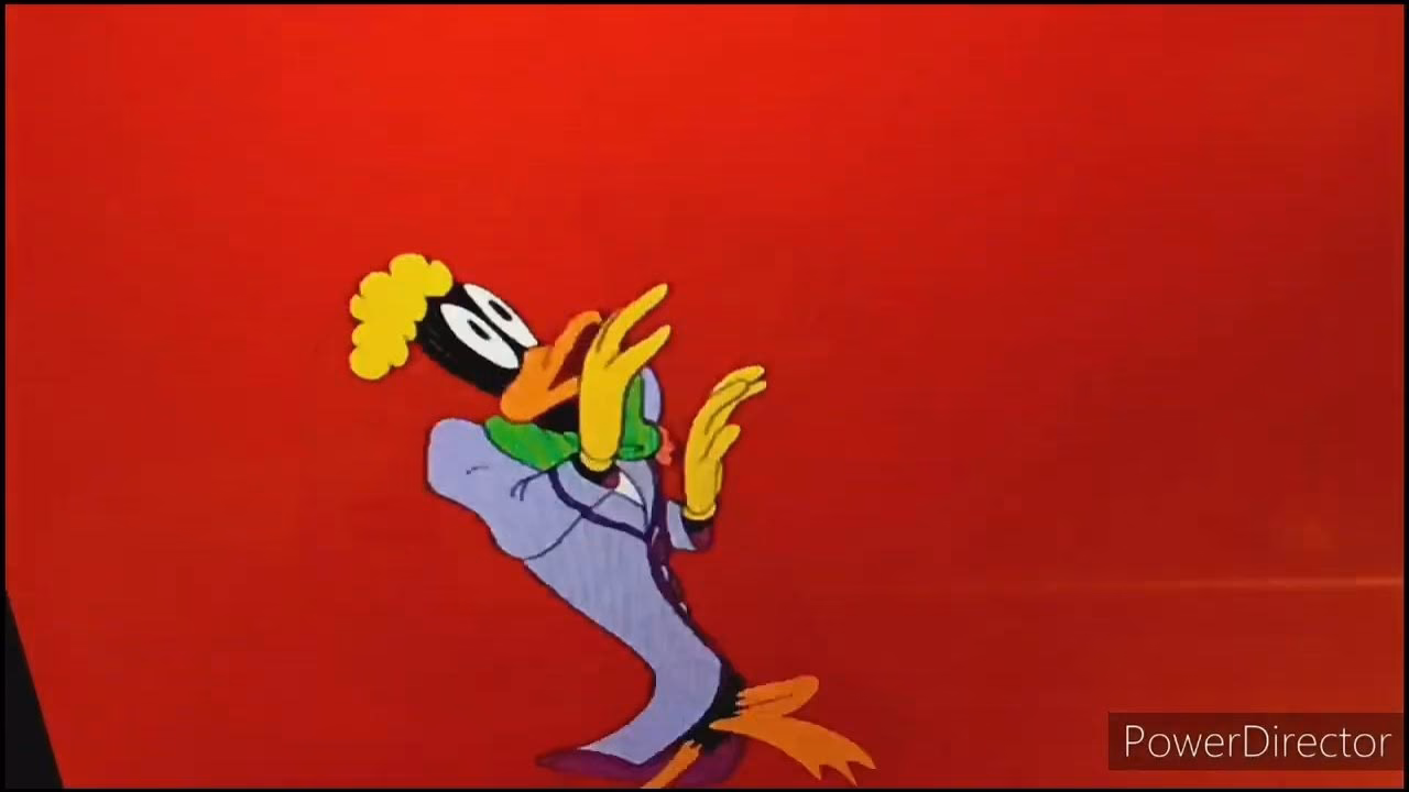 How does Daffy Duck escape from a cruise ship?