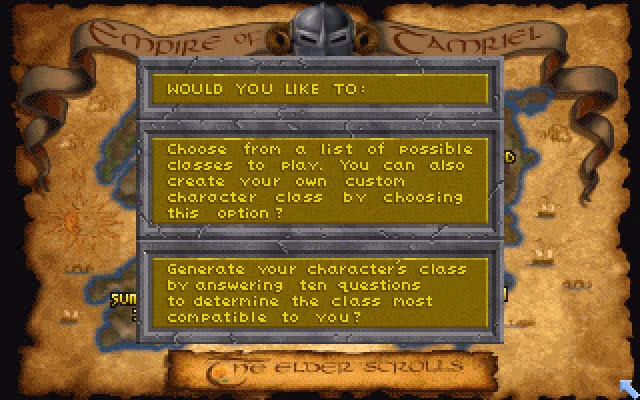 How many classes are there in Daggerfall?