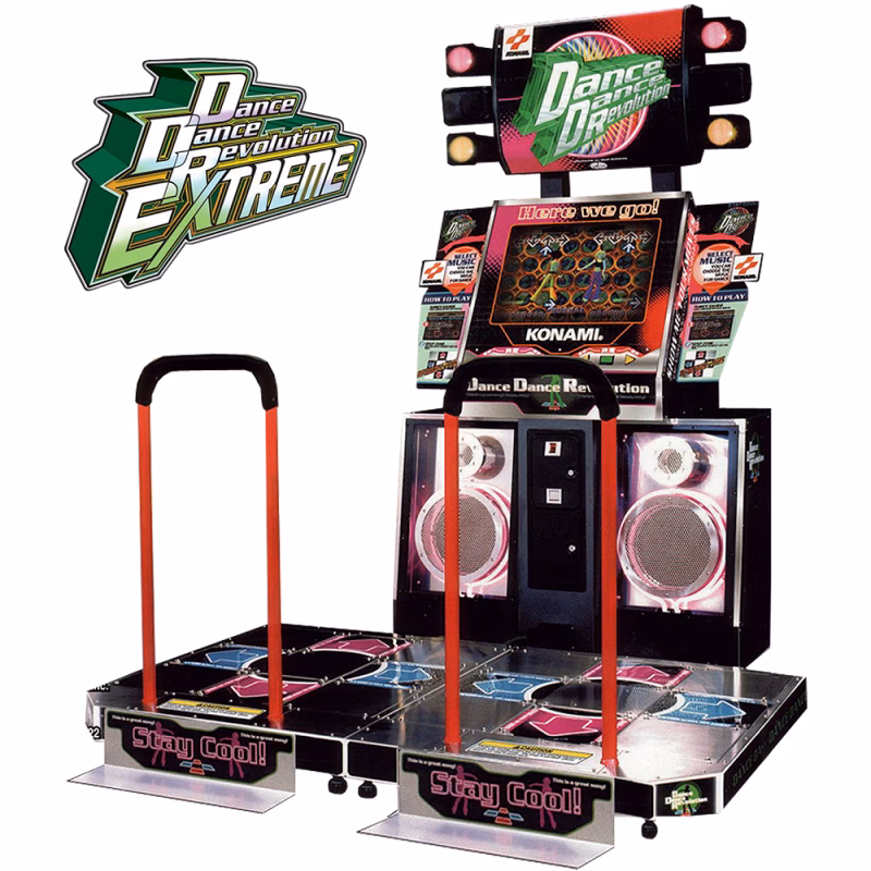 Does Dance Dance Revolution Extreme have unused graphics?