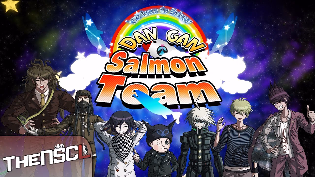 What is love across the universe Dangan salmon team?