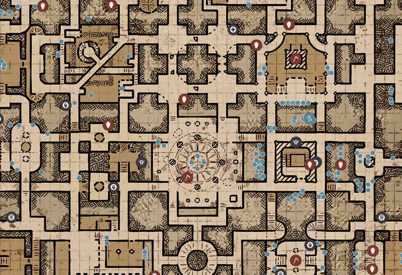 What are dark and darker maps?
