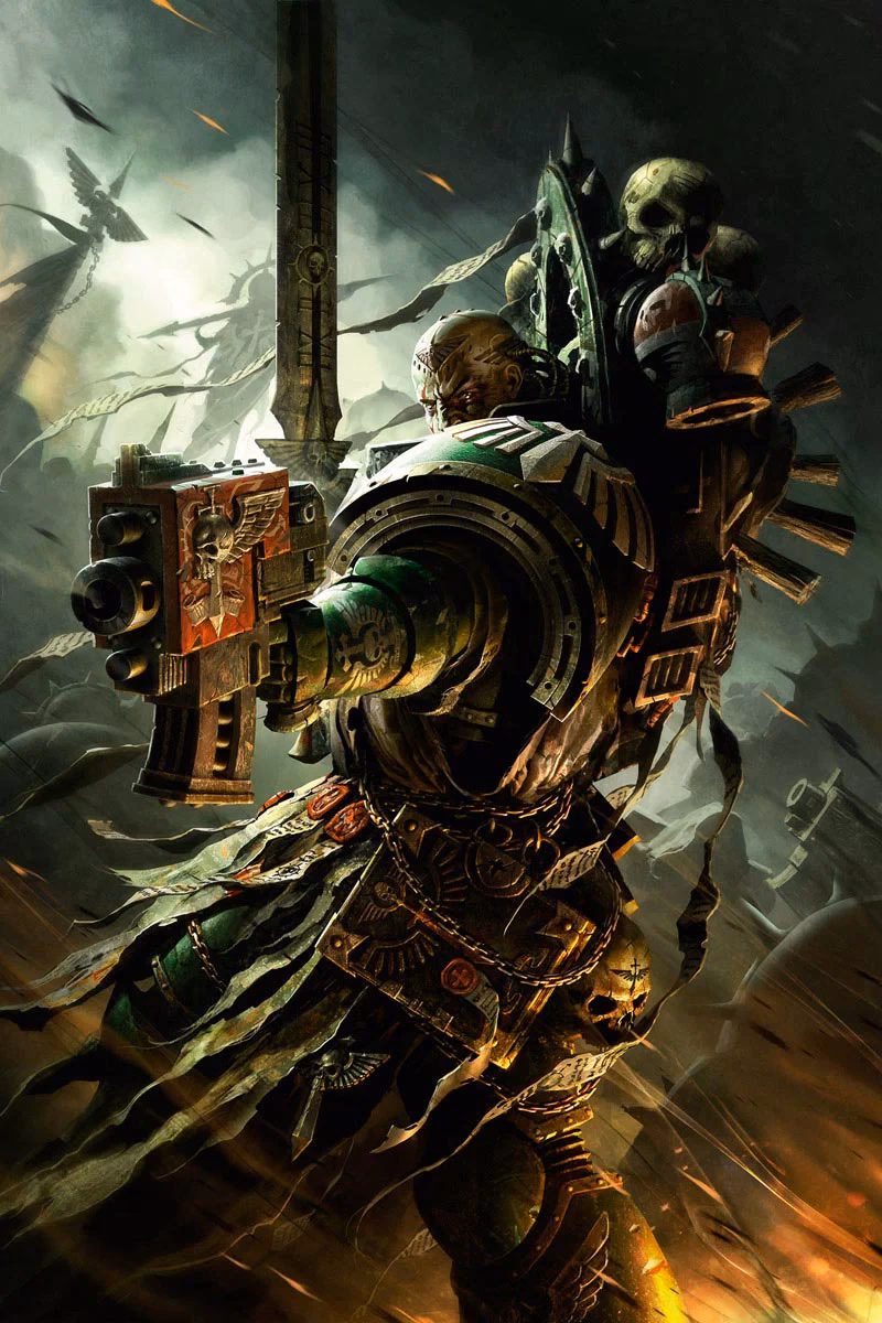 How long ago did the dark angels stand on the brink of damnation?