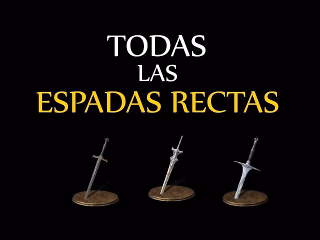 ¿Qué son las espadas rectas?