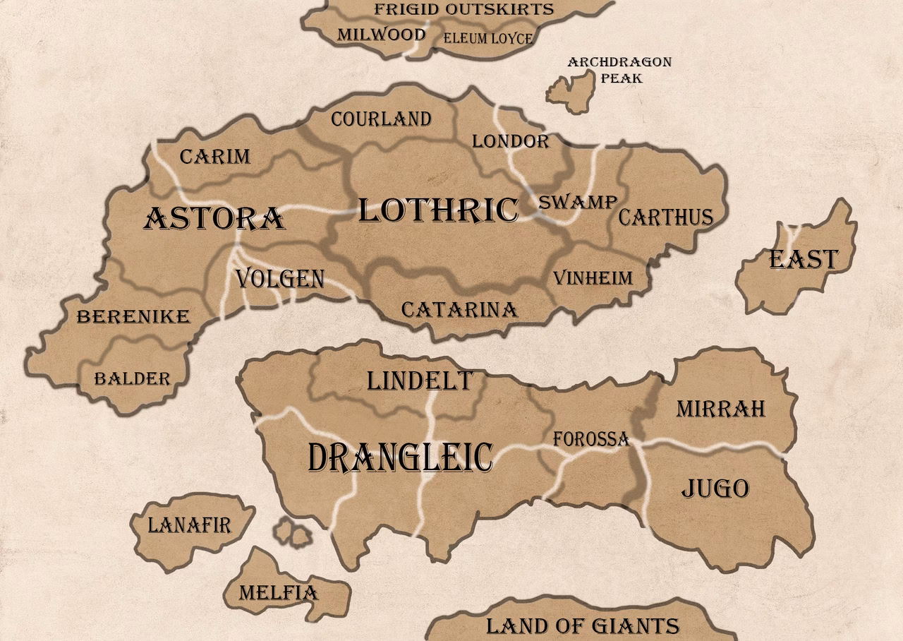 What is the setting for Dark Souls?