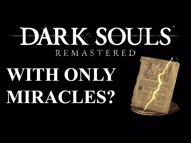 How do you cast a healing miracle in Dark Souls?