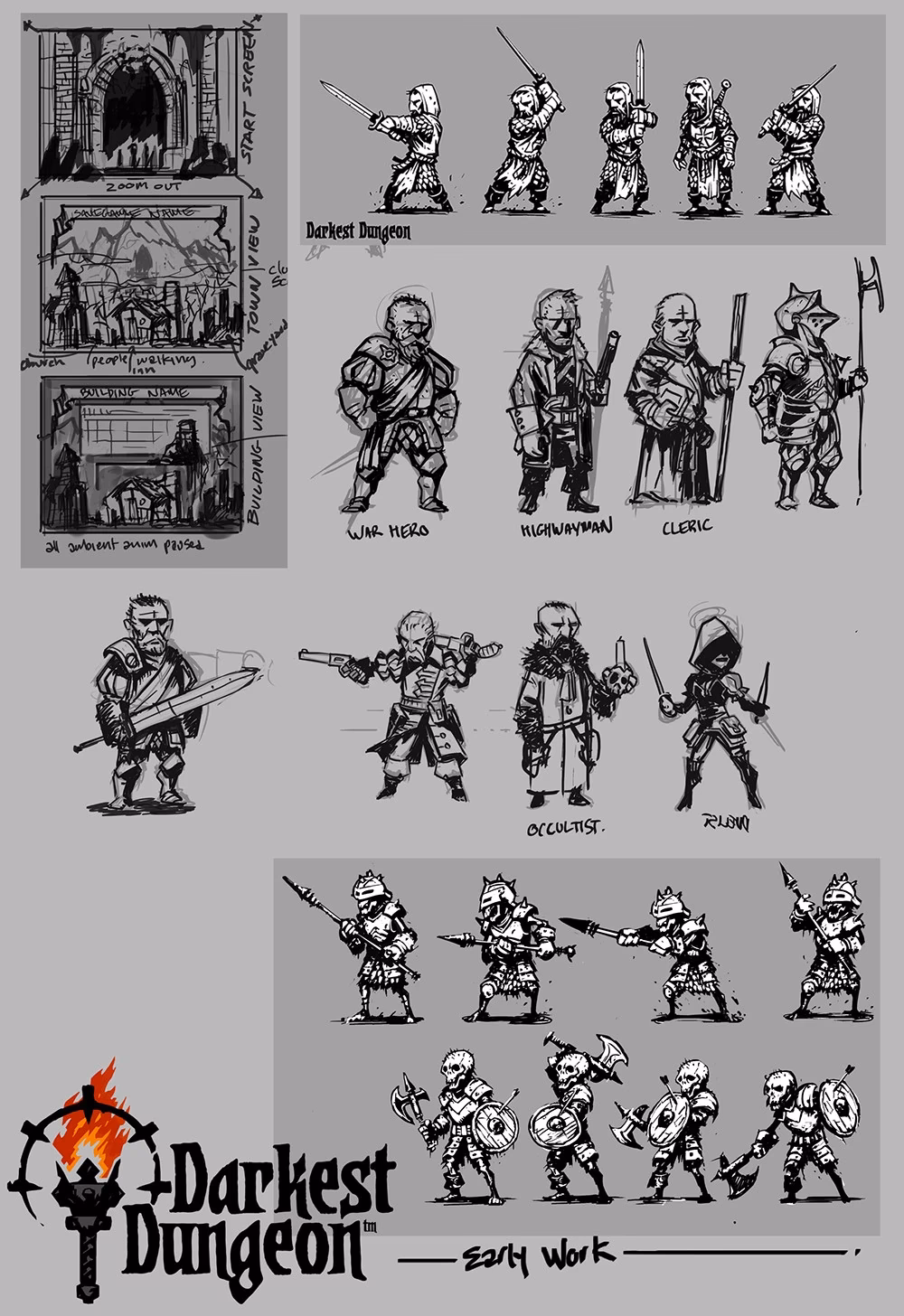 What is a hero in Darkest Dungeon?