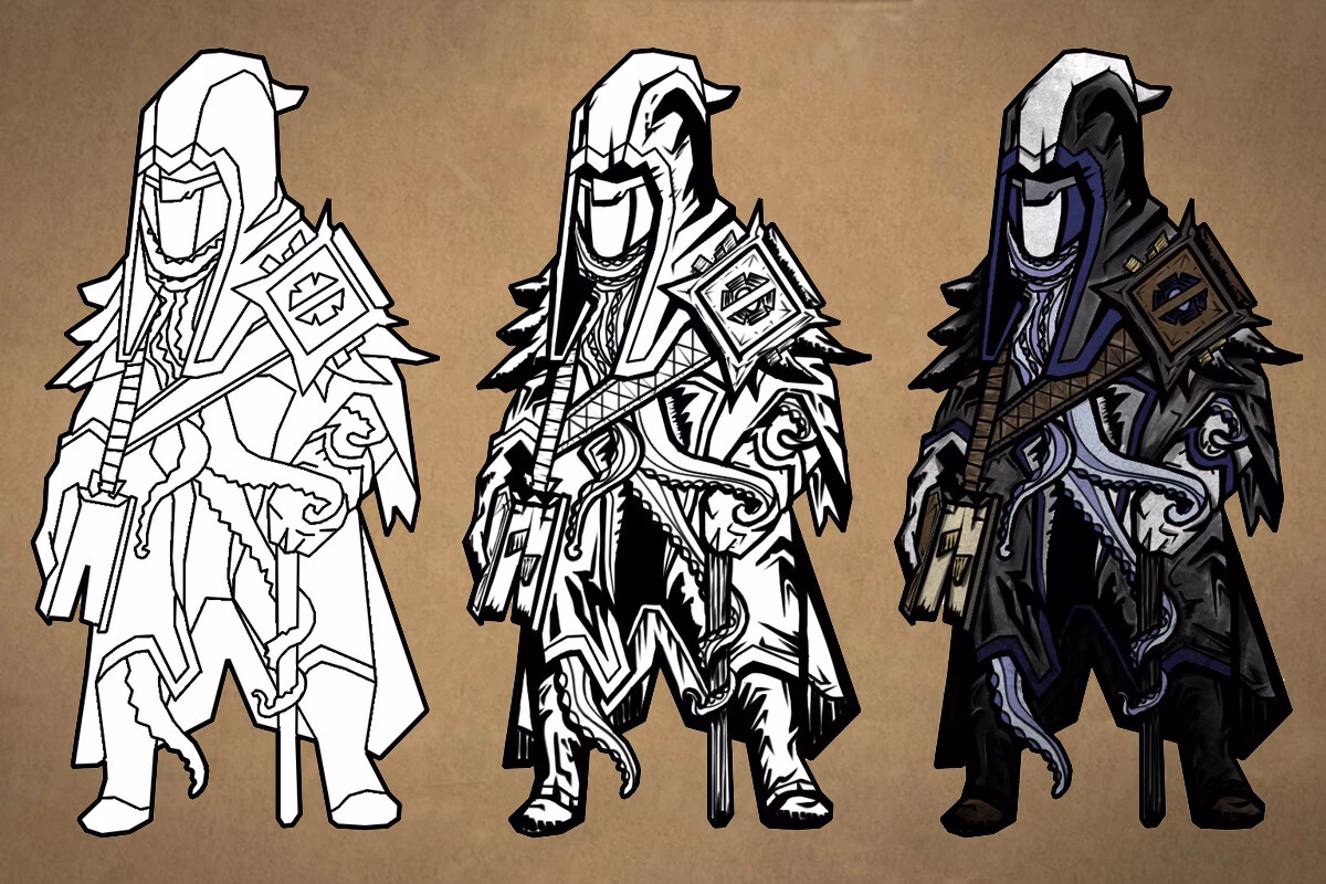 How do you paint a dungeon?