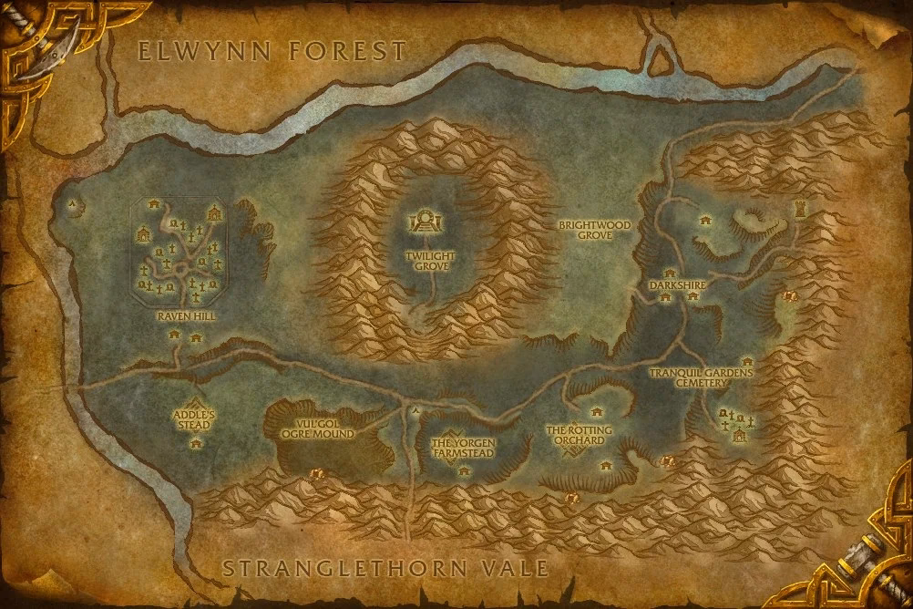 Is Darkshire a hamlet?