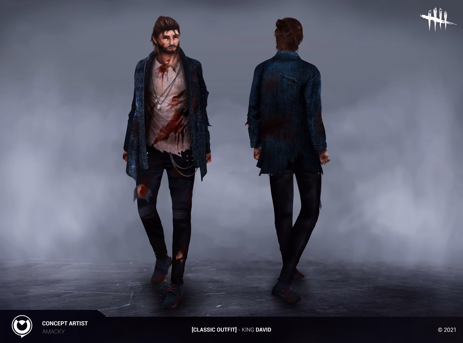What is David's jacket?