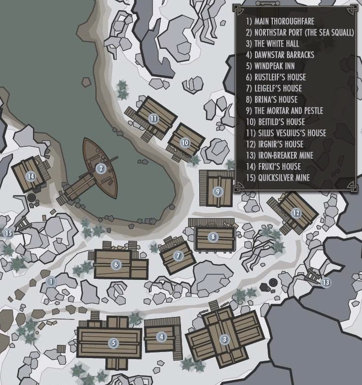 Where is Dawnstar sanctuary?