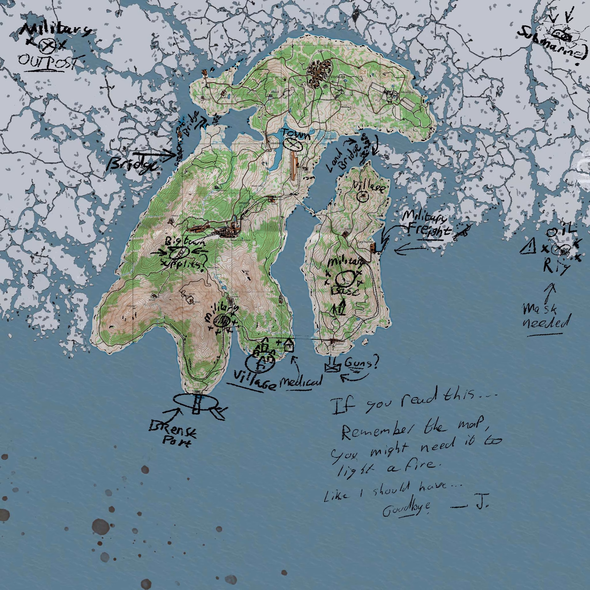 What maps are included in the DayZ interactive map?