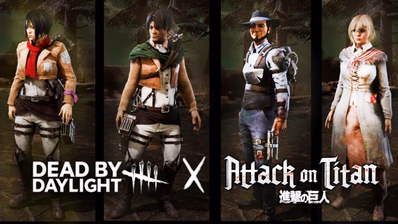 How do you get attack on Titan skins in dead by daylight?