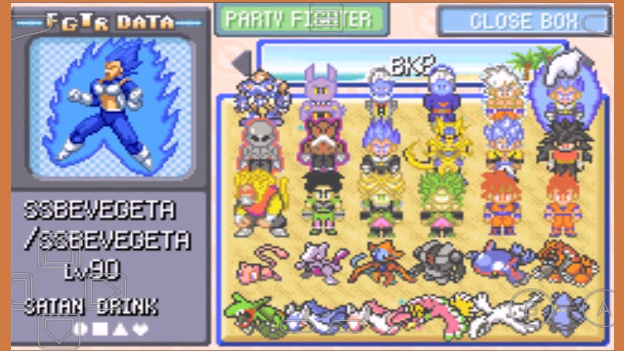 Is Dragon Ball Z Team training based on FireRed?