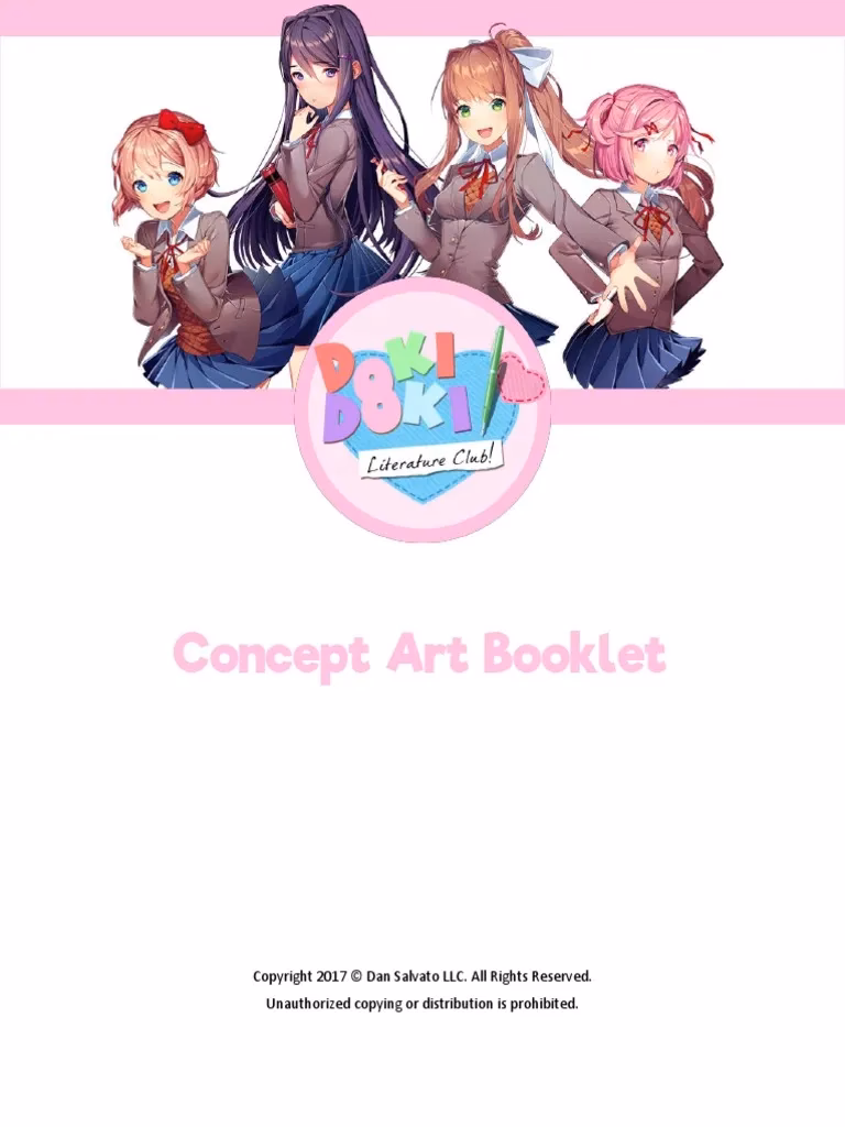 What is the concept art booklet?