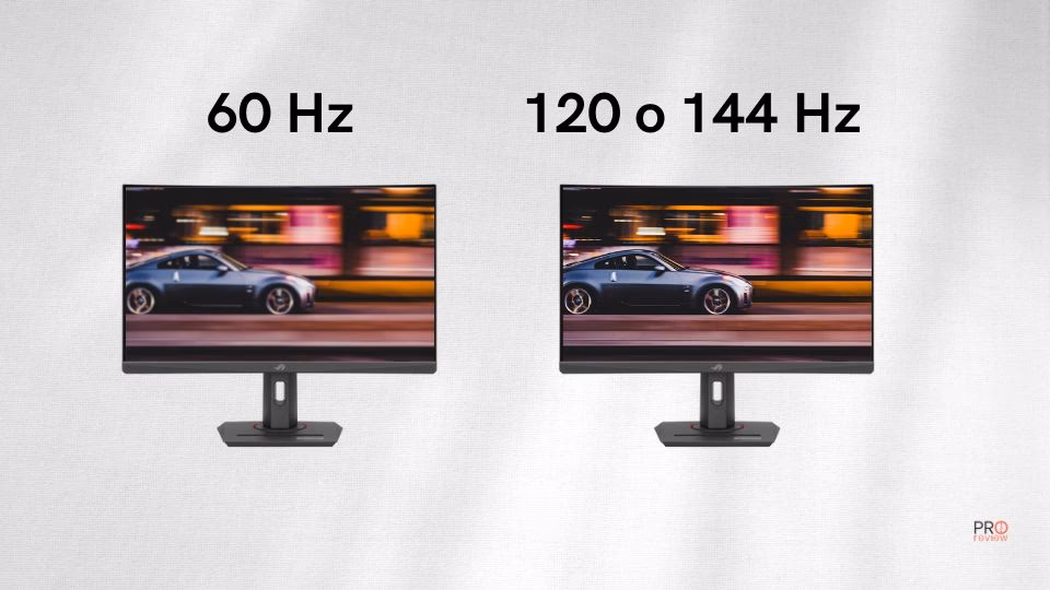 ¿Cuál es la diferencia entre un monitor de 144 Hz y 75 Hz?