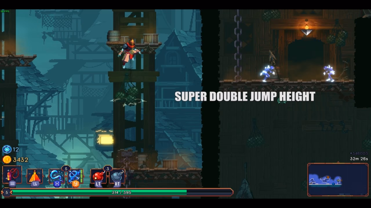 What is dead cells wall jump Guid e?