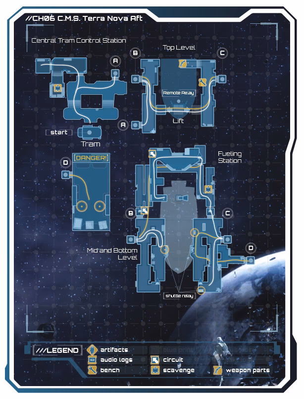 Does dead space have a minimap?