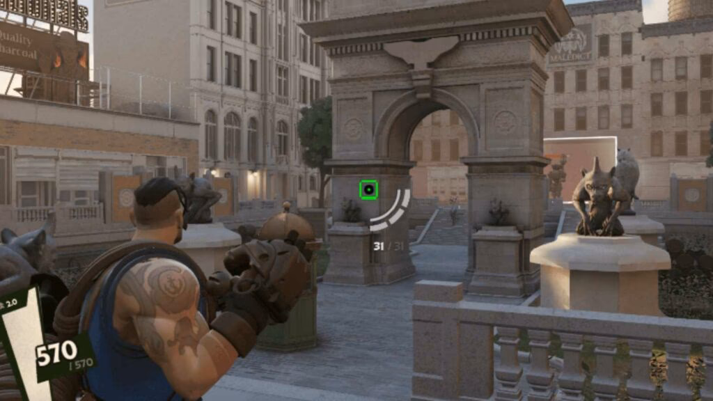 How do I create a crosshair for deadlock?