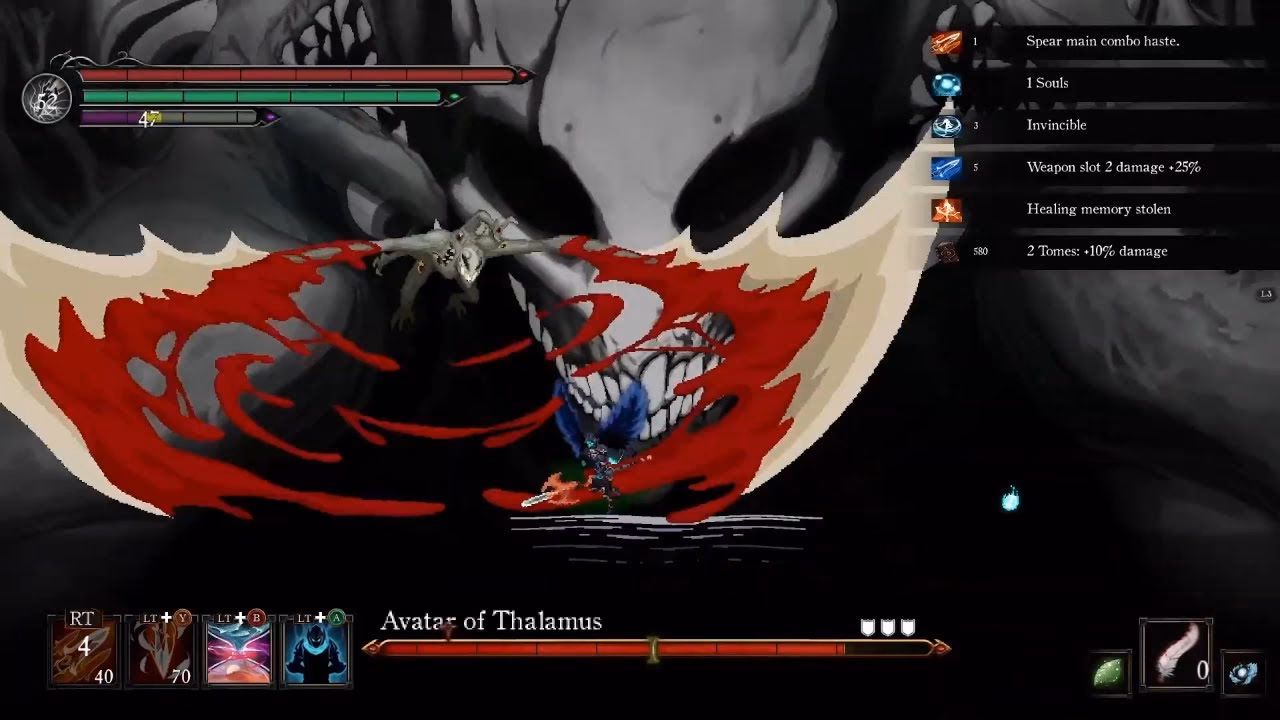 What is a boss in Death's Gambit?