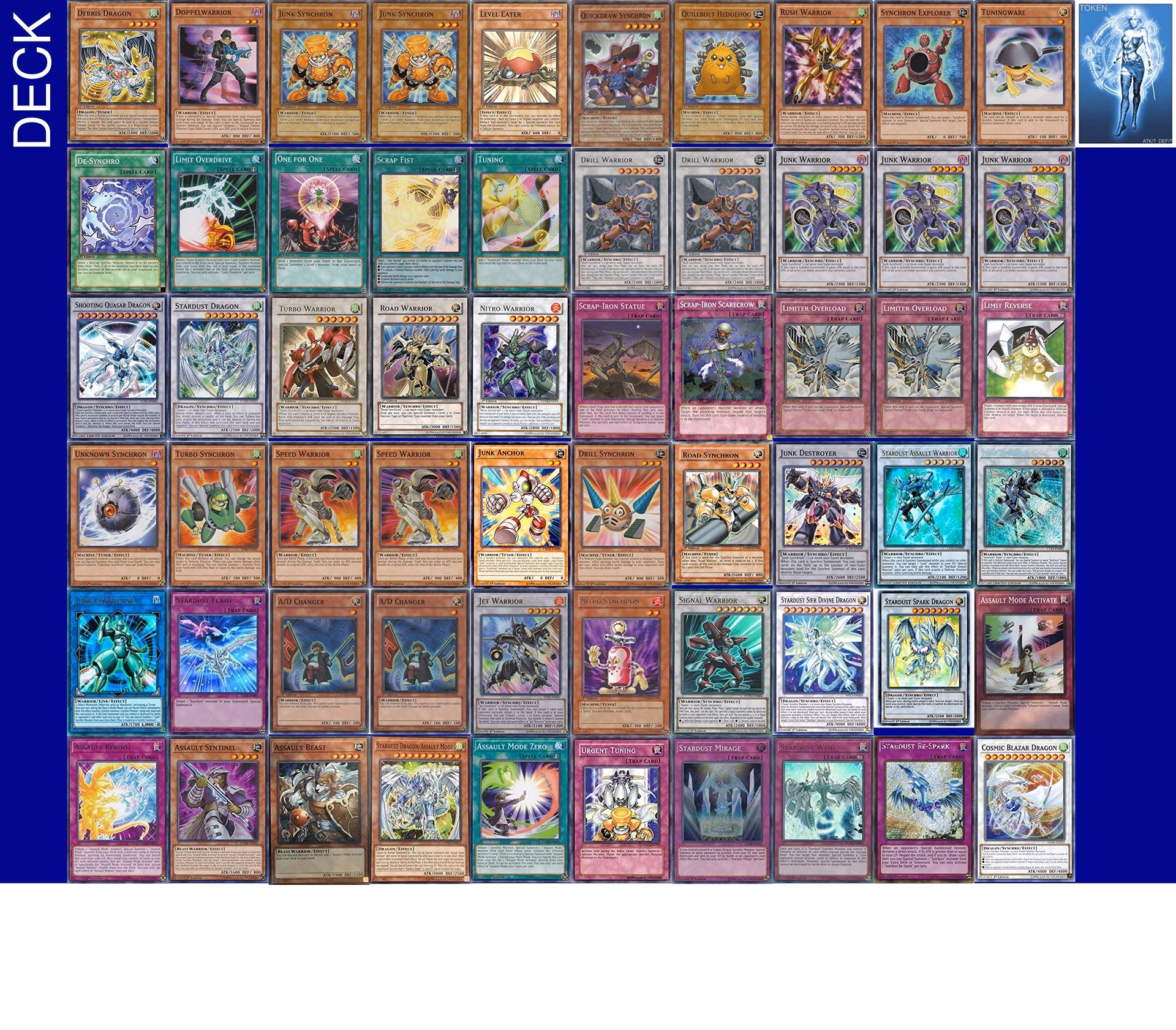 Does Yusei Fudo have a character deck?