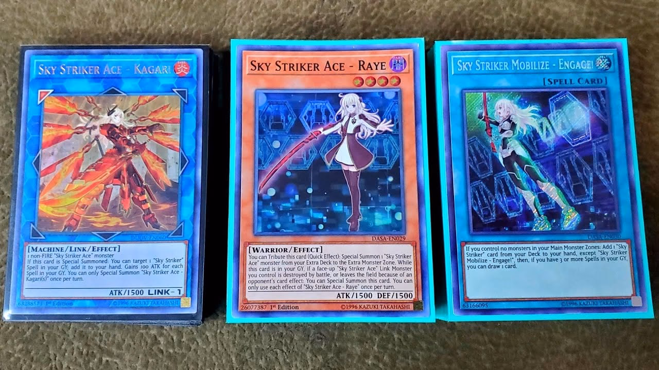 Where can I find a list of Sky Striker Yu-Gi-Oh decks?