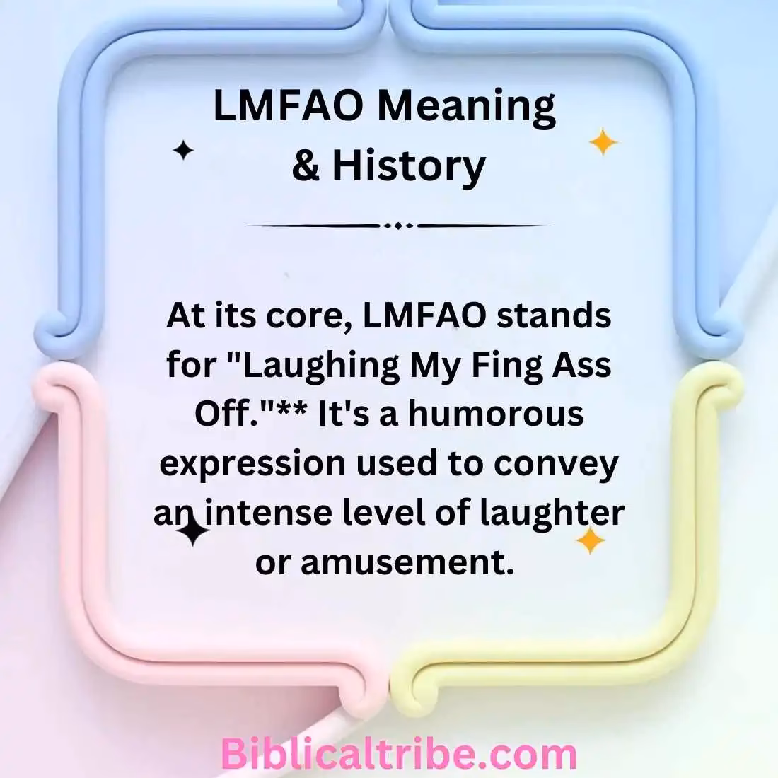 What does LMFAO mean and why is it hated?