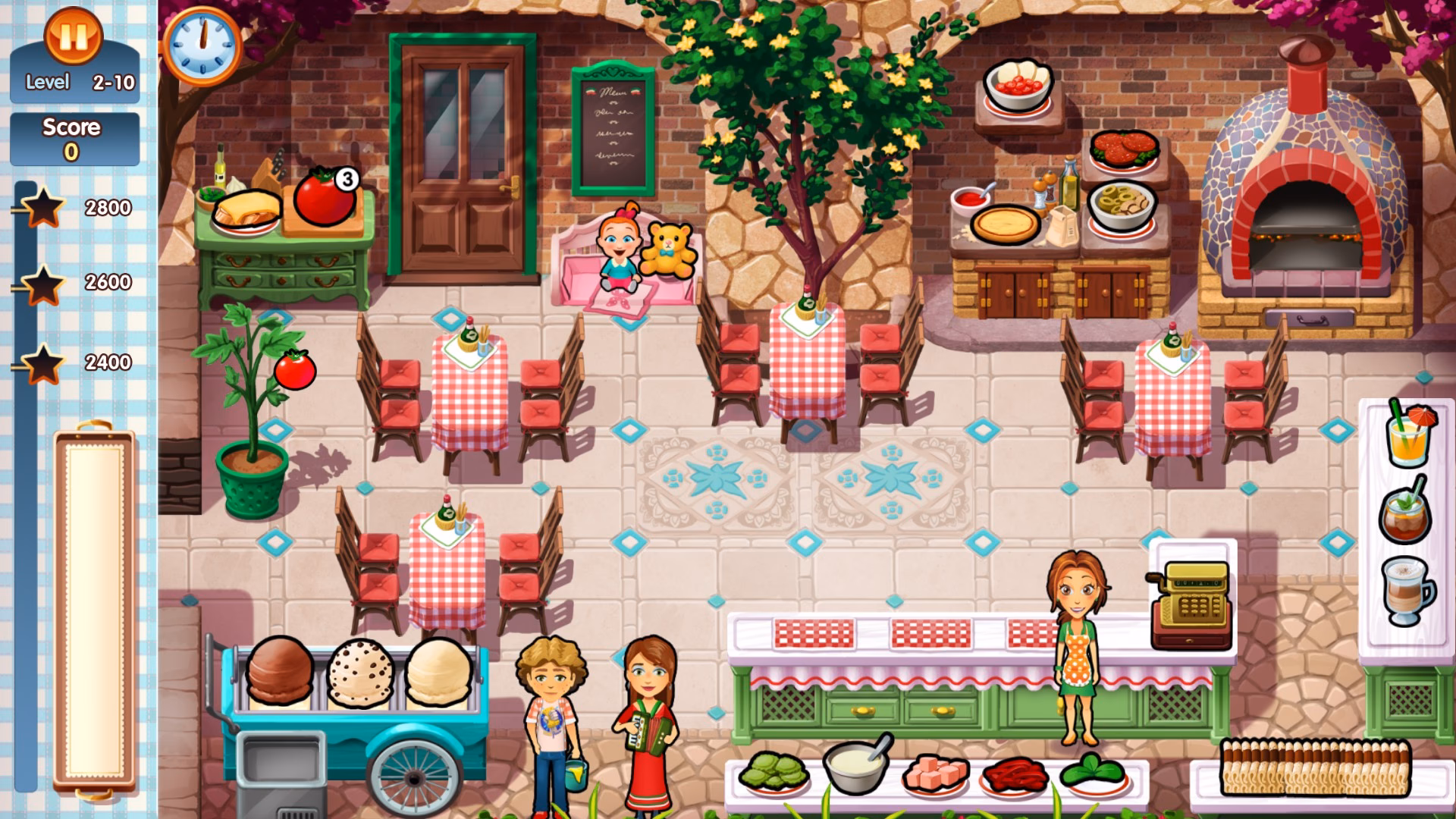 What level is delicious – Emily's New Beginning?