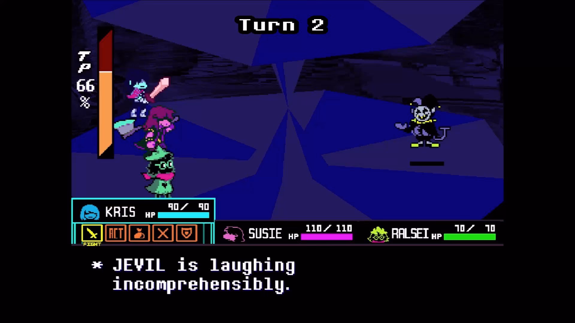 What happens if Kris pirouettes a boss?