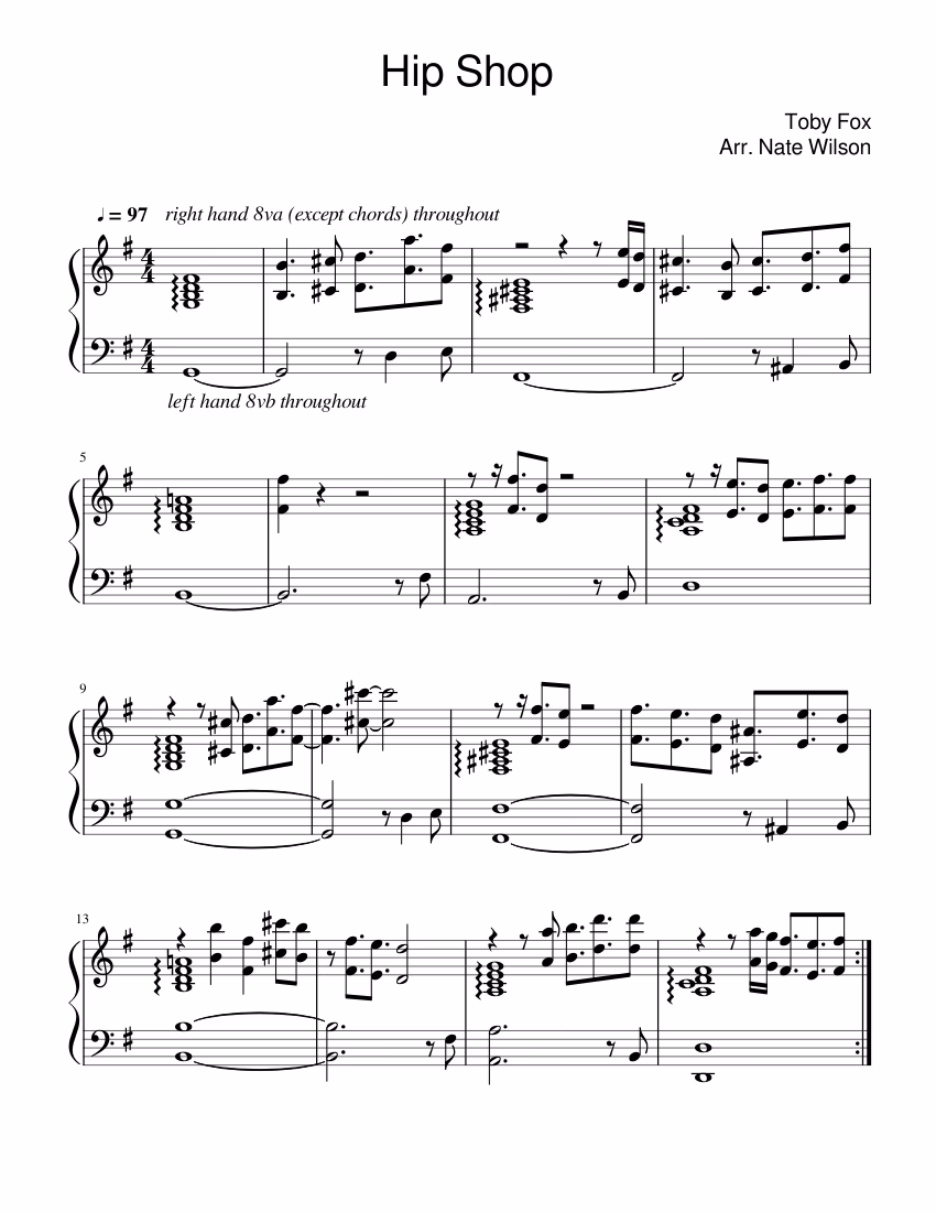 Where is hip shop in Deltarune Chapter 1 Ost?