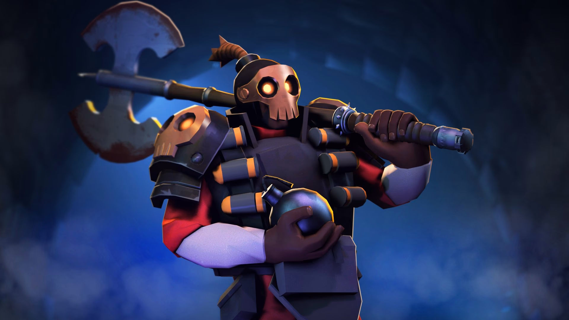 What are the Demoman's cosmetic items?
