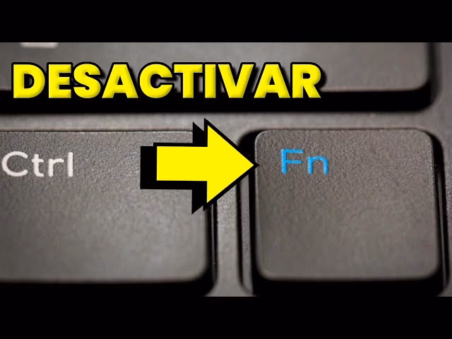 ¿Cómo deshabilitar la tecla fn en Windows 11?