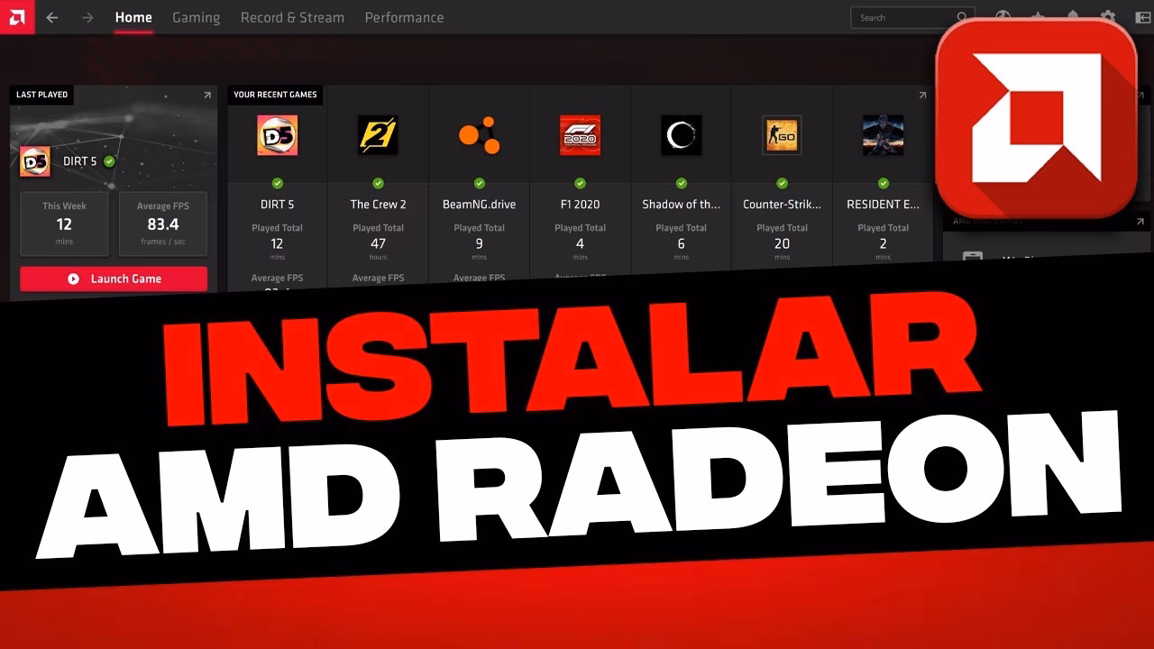 ¿Cómo abrir el panel de control de AMD Radeon?