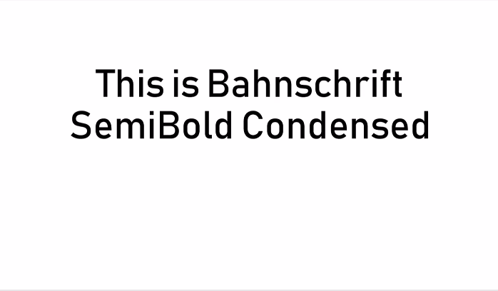 Is Bahnschrift a serif-free font?