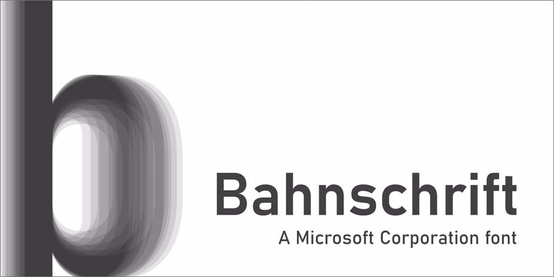 How to get free Bahnschrift font?