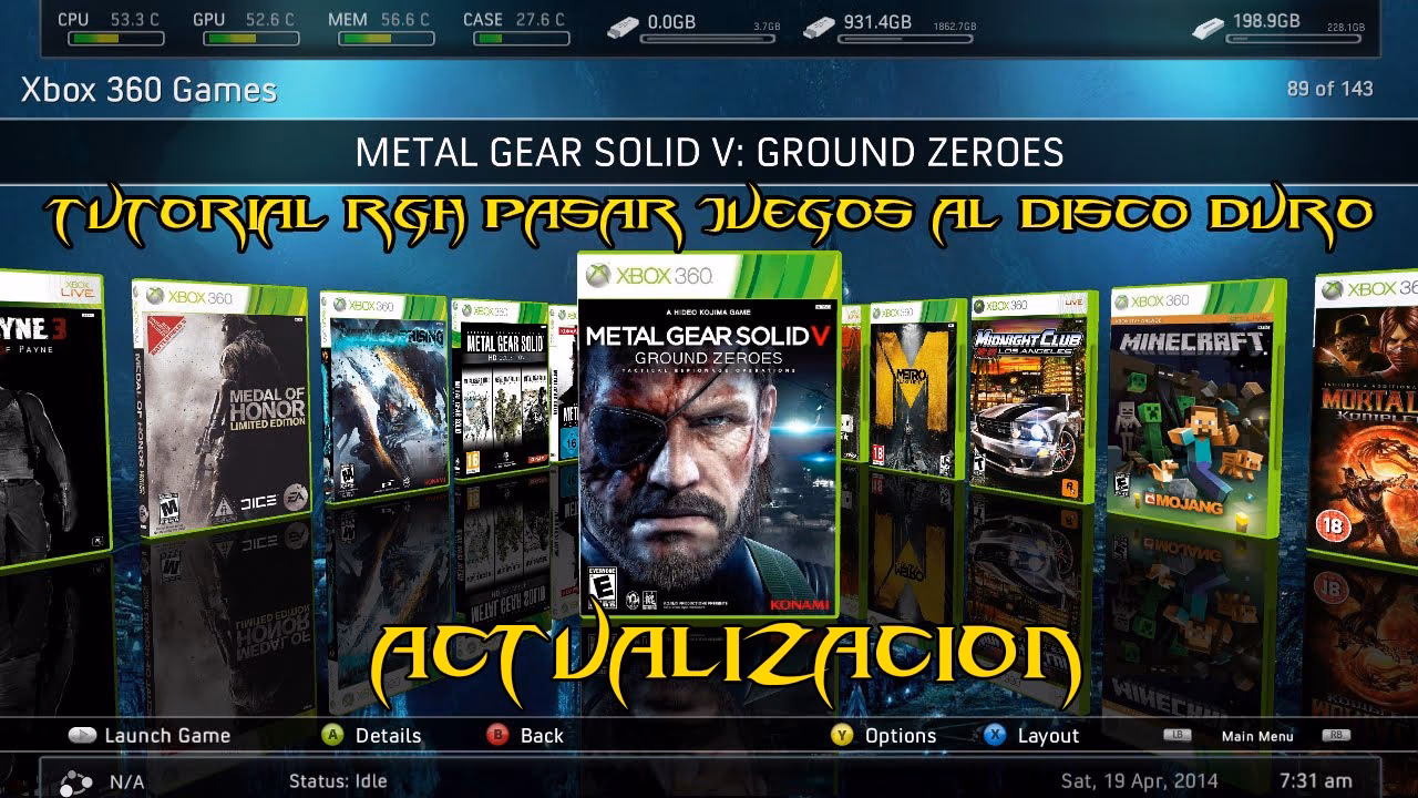 ¿Cómo jugar RGH en Xbox One?