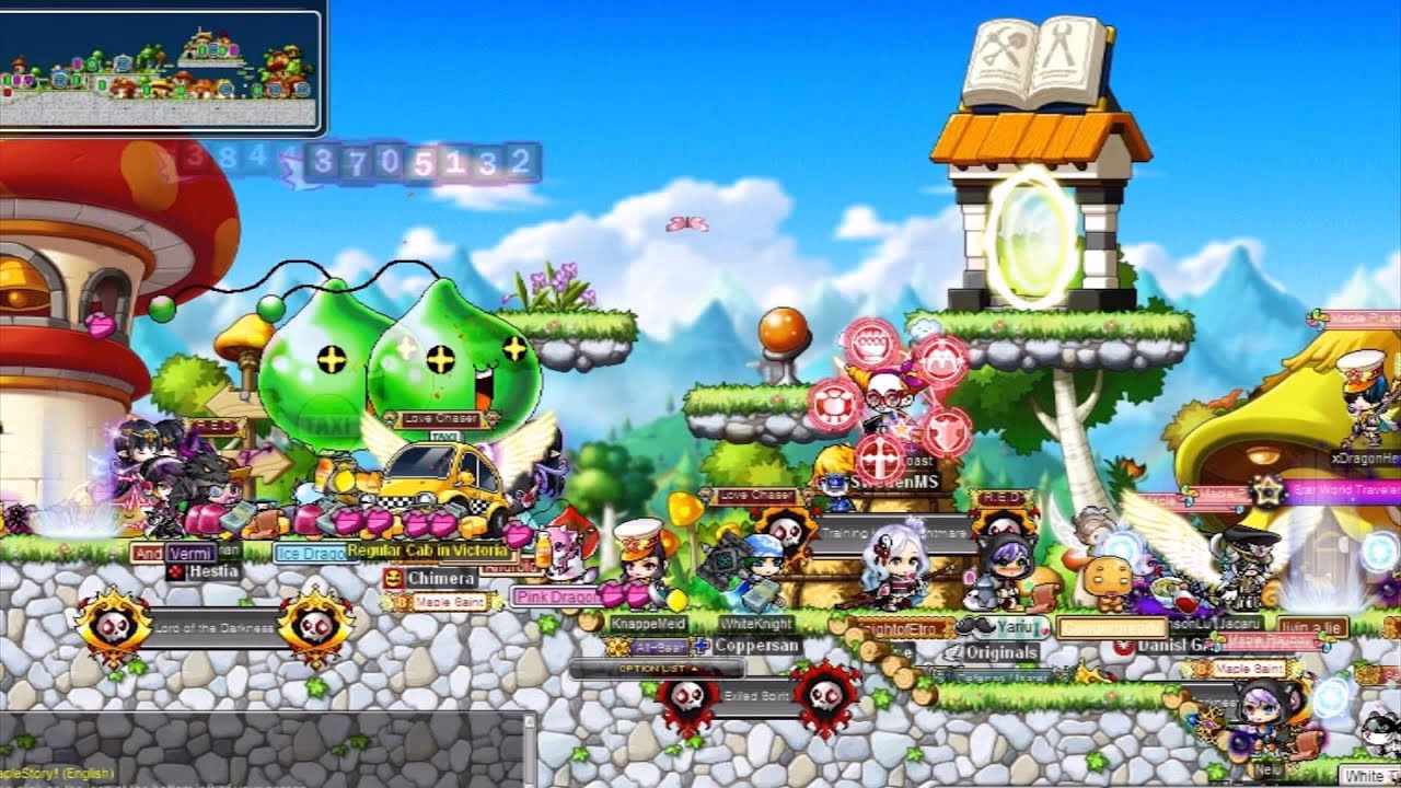 What is MapleStory worlds?