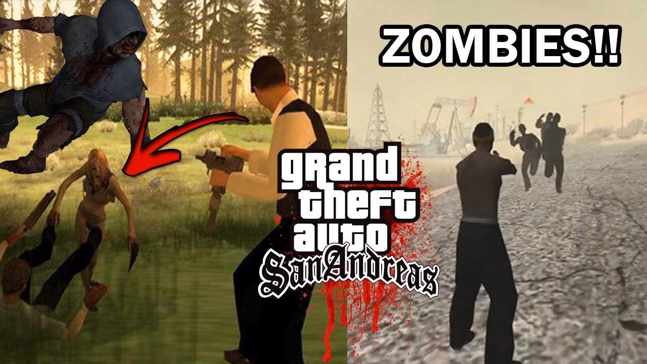 What is a zombie apocalypse in GTA San Andreas?