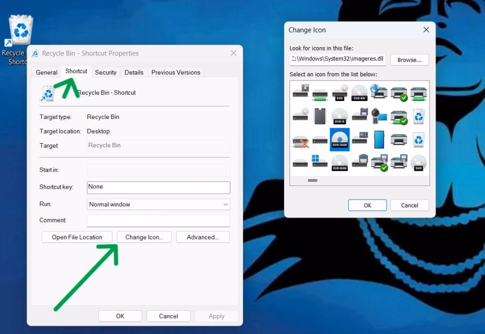 How do I Reset my Windows 10 desktop icons?