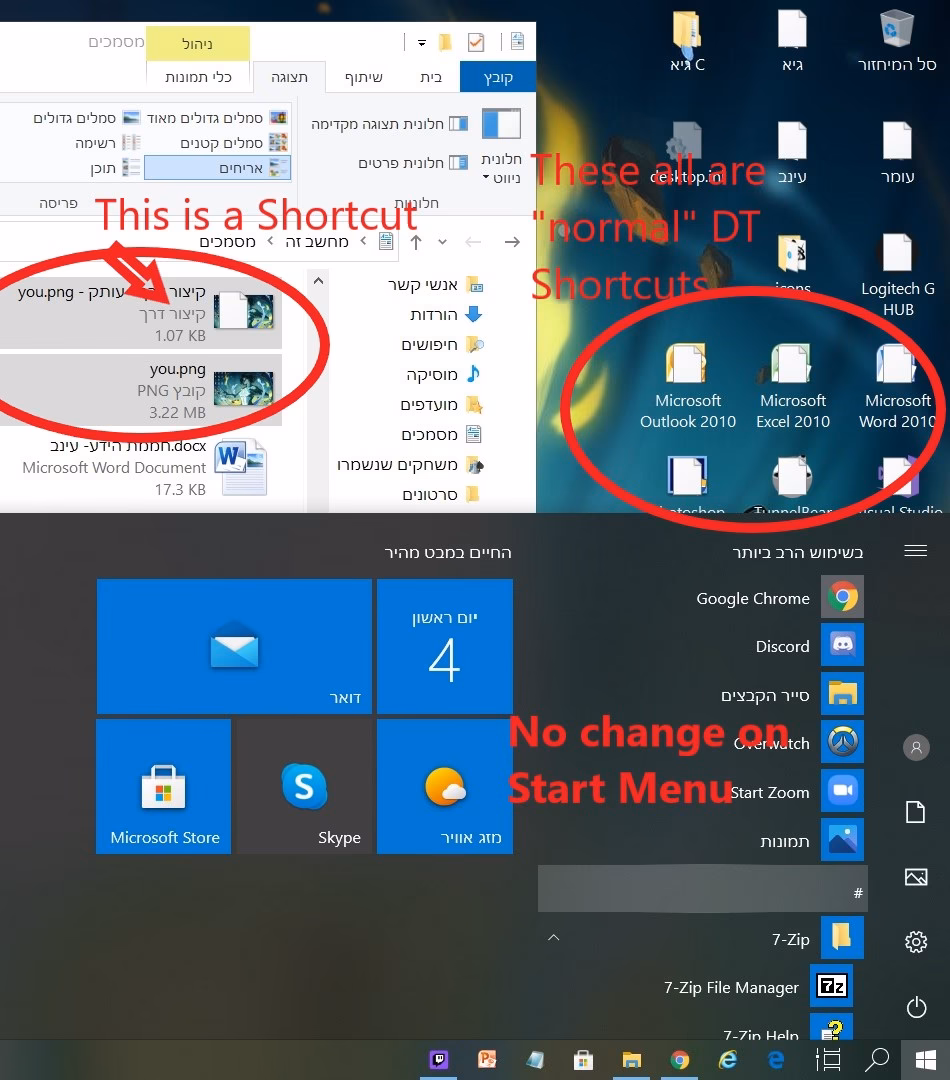 Why are my Windows shortcut icons blank?